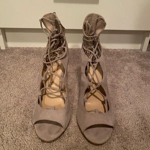 Vince Camuto lace up heels